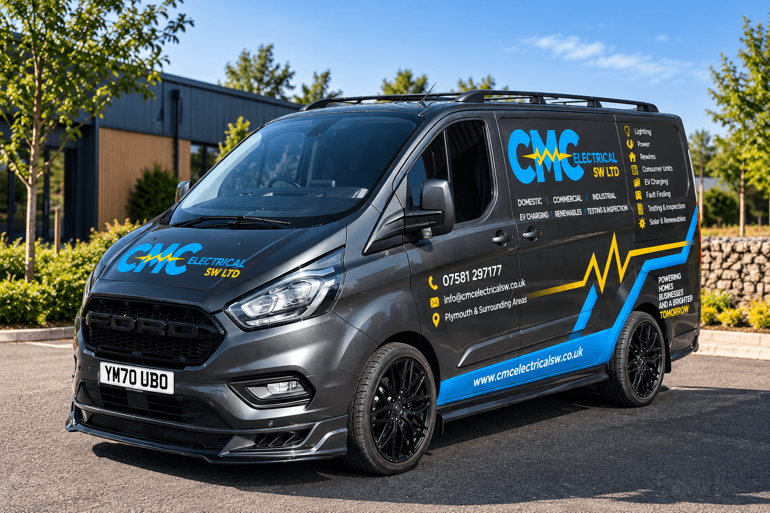 CMC Electrical branded van